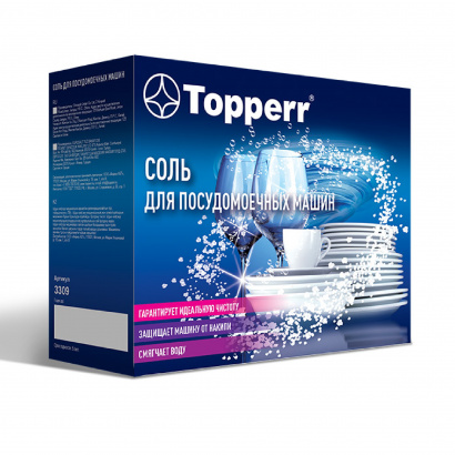 Topperr 3309 Соль для посудомоечных машин 1.5 кг