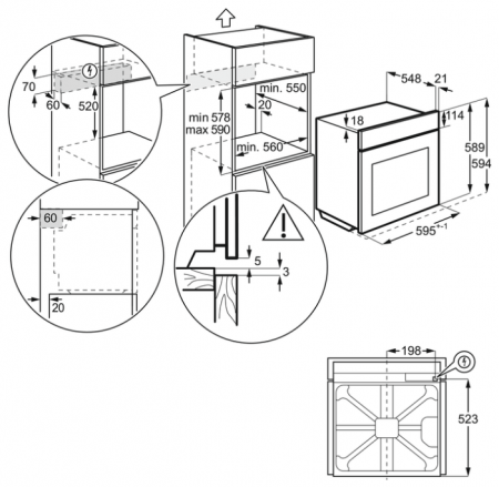 Electrolux OEF3H70TK